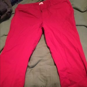 Red pants